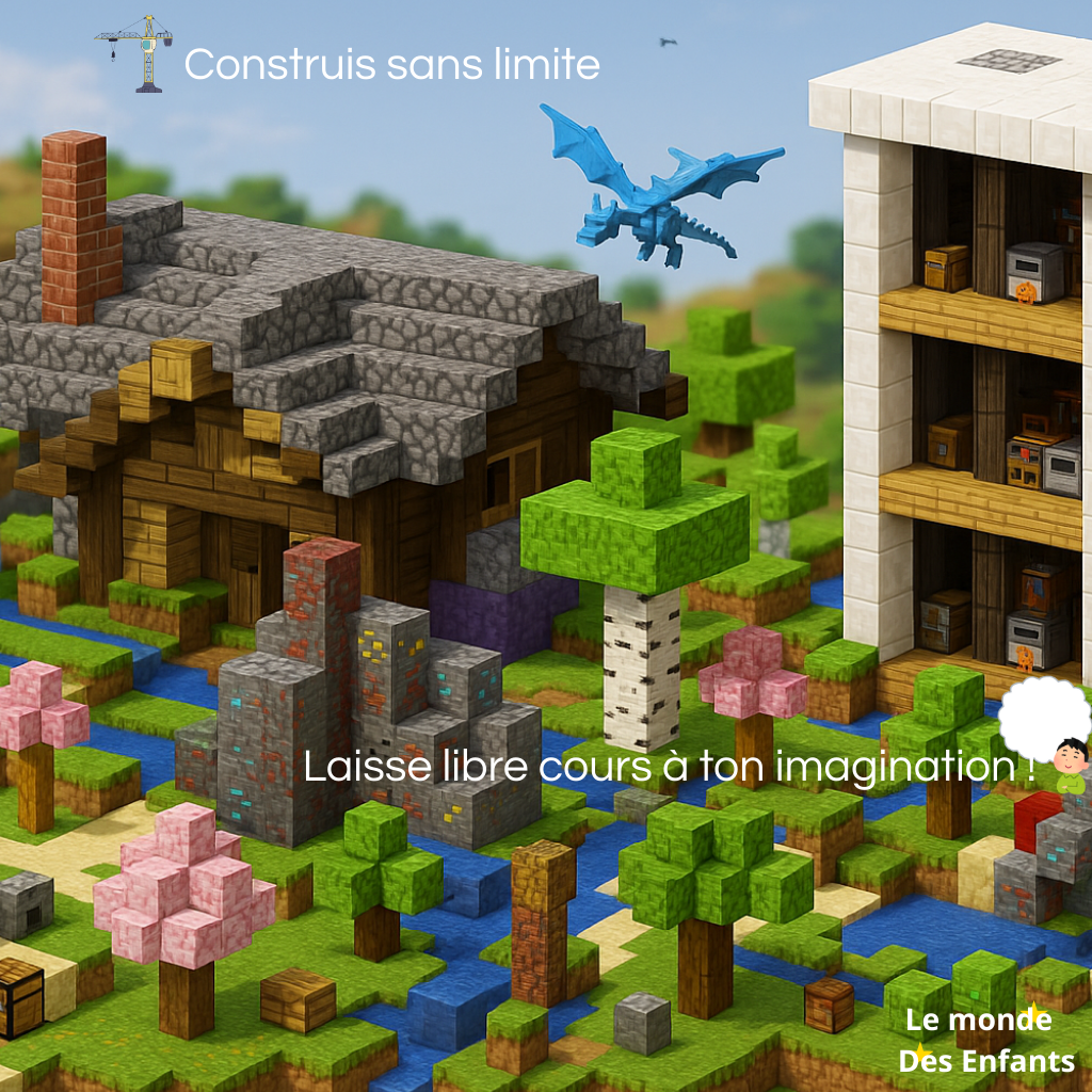 Cubes Magnétiques Minecraft : jeu de construction ludique et créatif