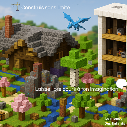 Cubes Magnétiques Minecraft : jeu de construction ludique et créatif