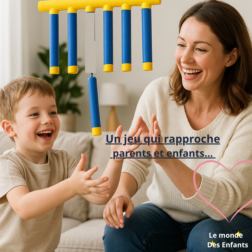 Jeu de défi – Bâtons qui tombent | Jouet de capture de bâtons pour enfants | Entraînement à la réactivité | Jouet éducatif interactif parent-enfant | Jeu sportif